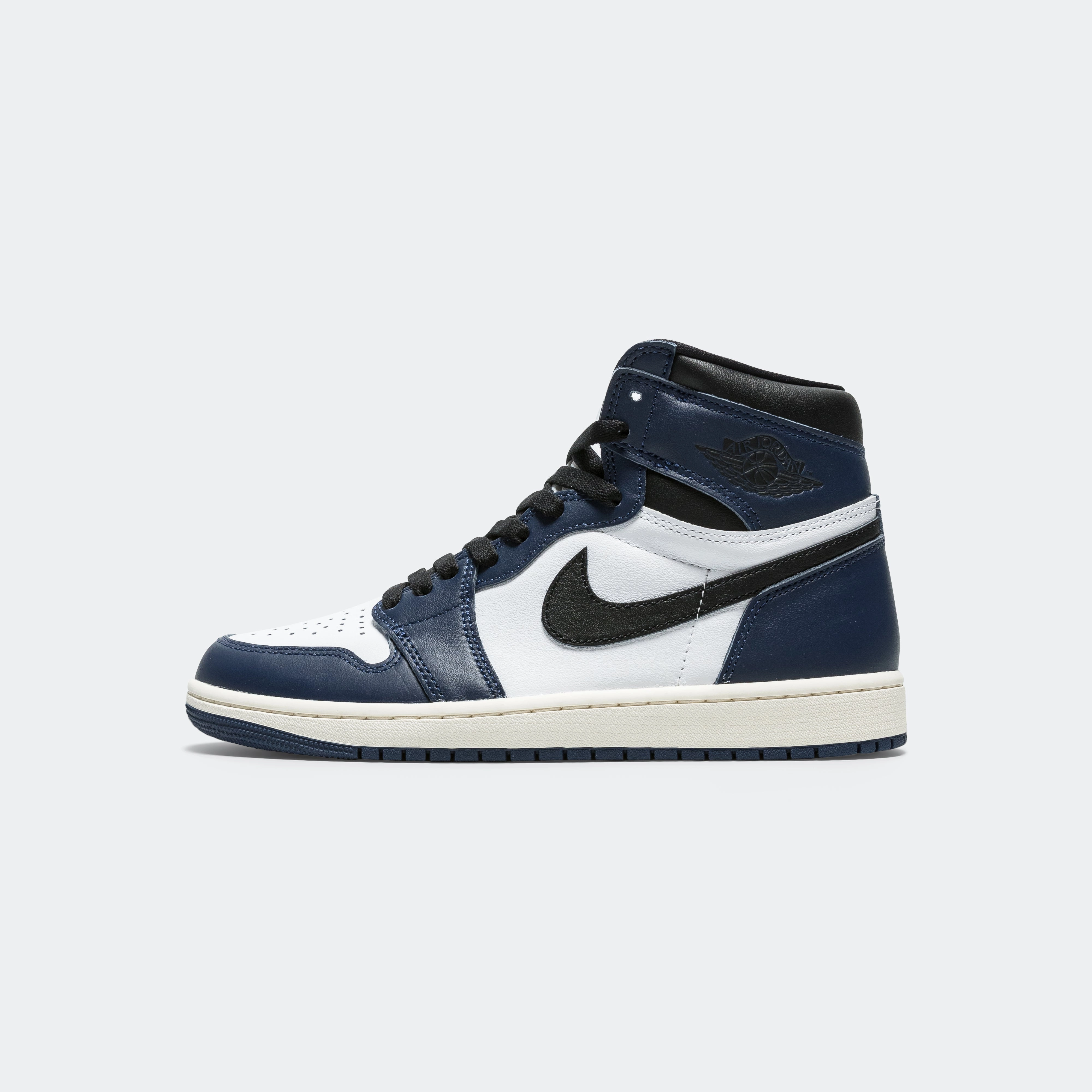 Air Jordan 1 Retro High OG (GS) - Midnight Navy/Black-White-Sail Sneakers trending now