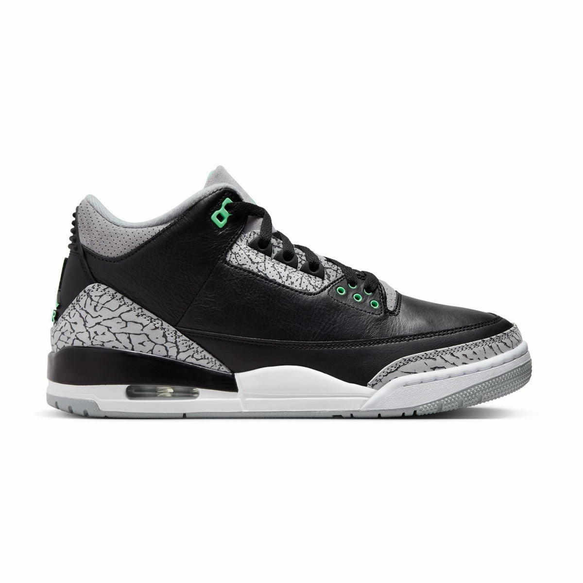 Air Jordan 3 Retro 'Green Glow' Mens Casual Footwear sale