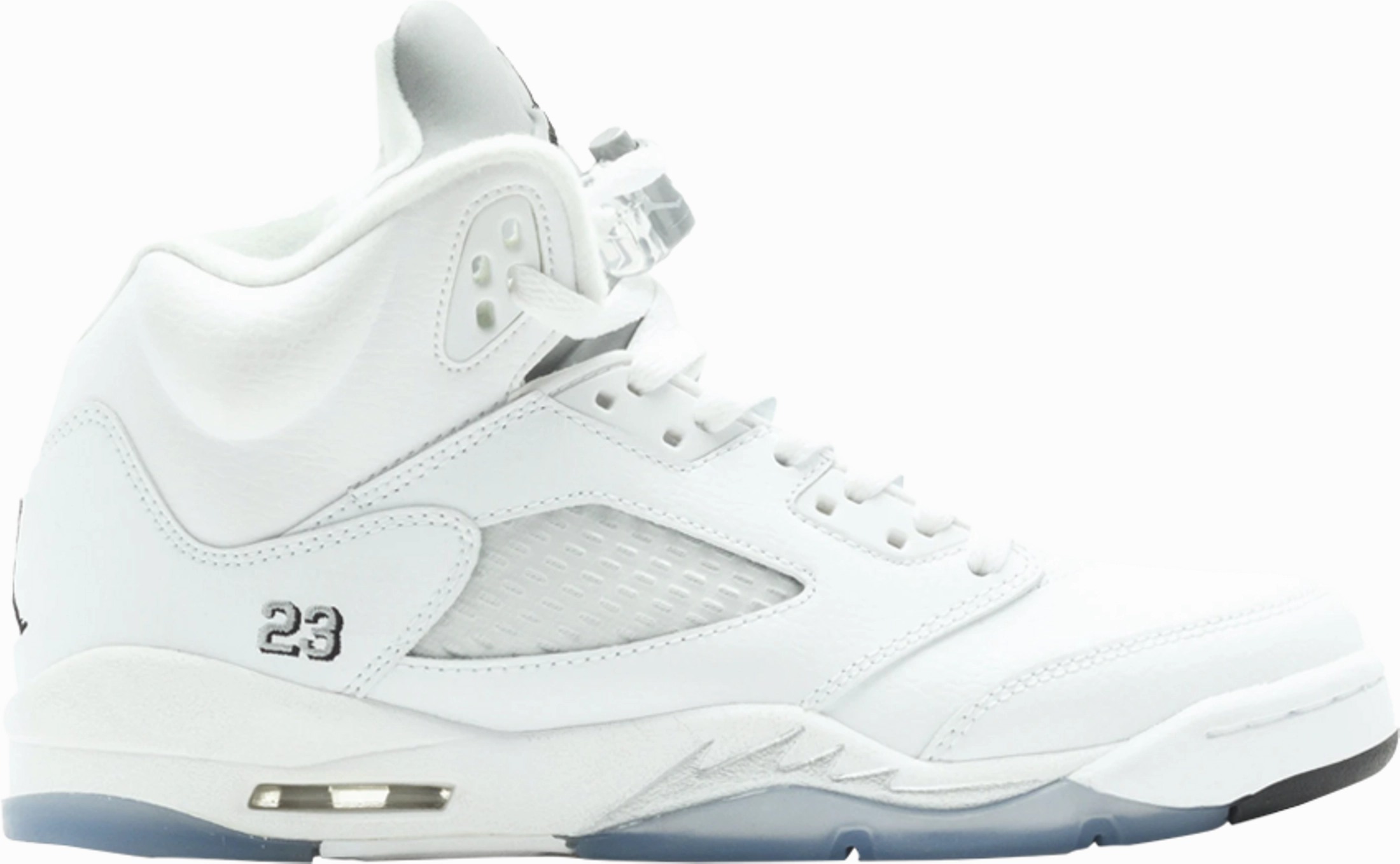 Air Jordan 5 Retro BG 'Metallic White' - 440888 130 Sneakers under $50 deals