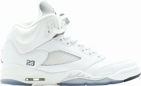 Air Jordan 5 Retro BG 'Metallic White' - 440888 130 Sneakers under $50 deals