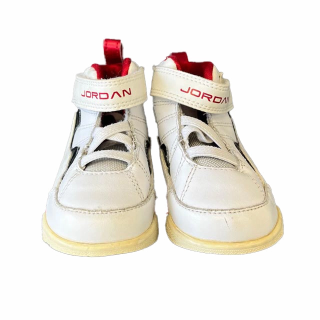 Air Jordan Boys White | Red Sneakers Boys Casual Shoes clearance