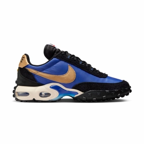 Air Max Waffle SP 'Black Hyper Blue' Mens Footwear best price