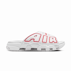 Air More Uptempo Slide 'White Red' Mens Shoes clearance