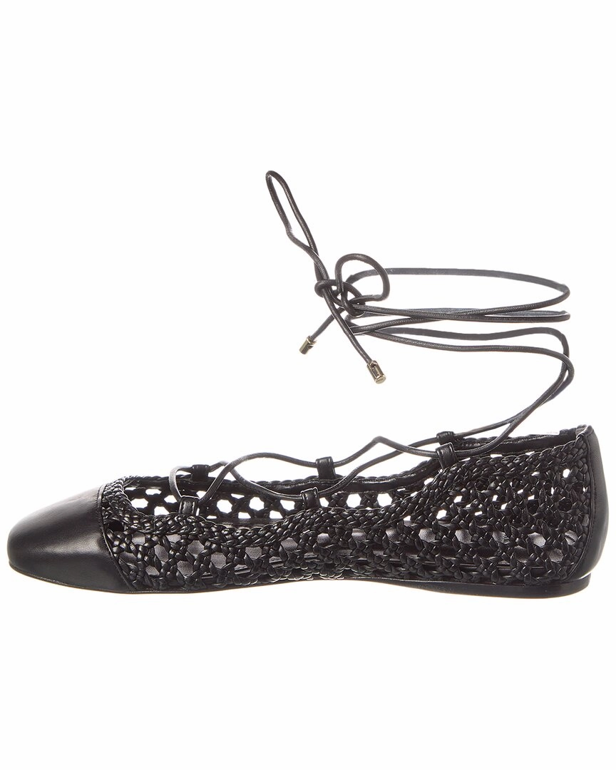 Alexandre Birman Tresse Leather Ballerina Flat