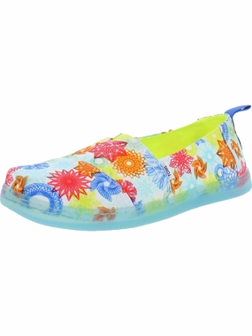 Alpargata Girls Flats Printed Slip-On Sneakers Affordable Casual Footwear for Girls