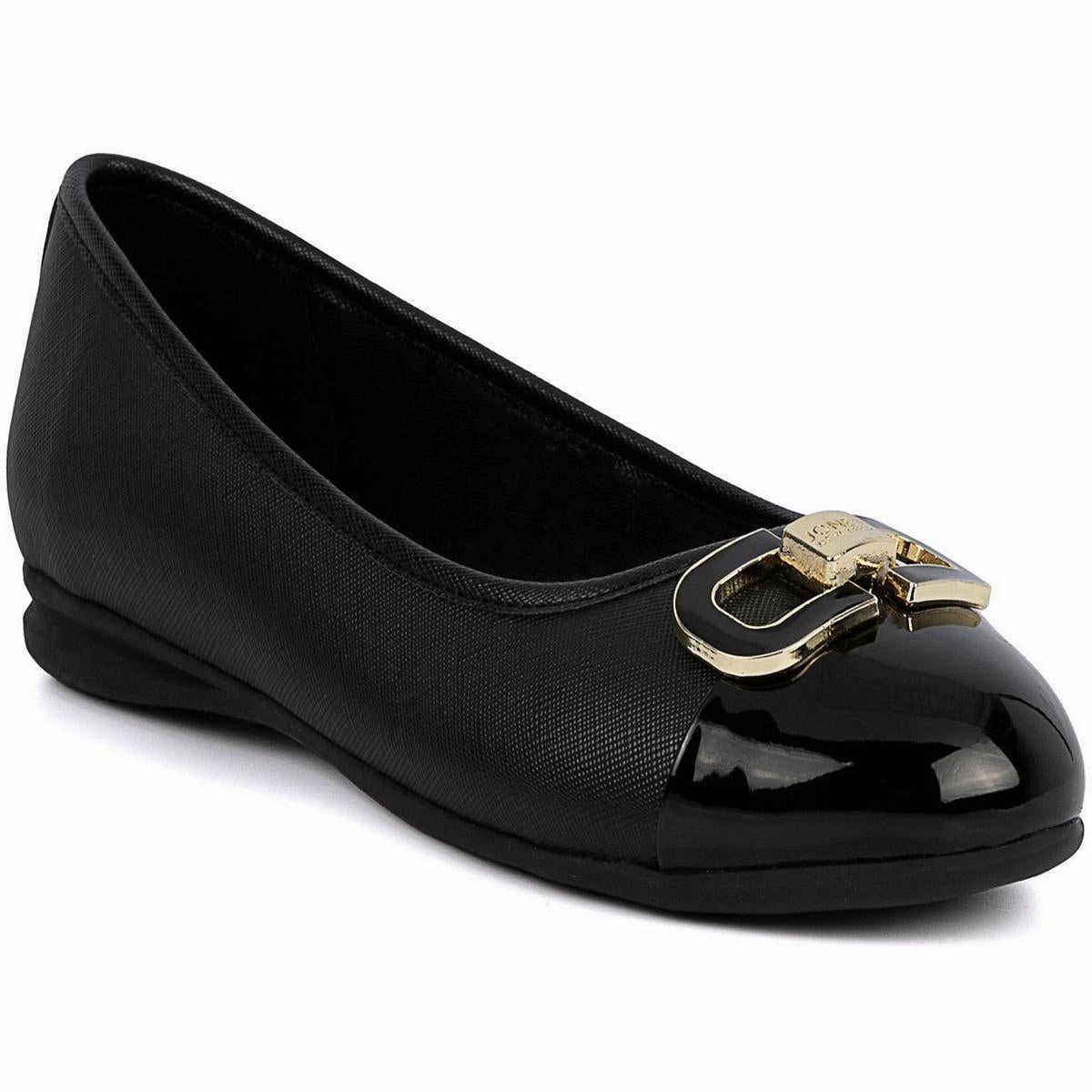 Ambalee Womens Patent Trim Slip-On Loafers Womens Fashion Flats cheap
