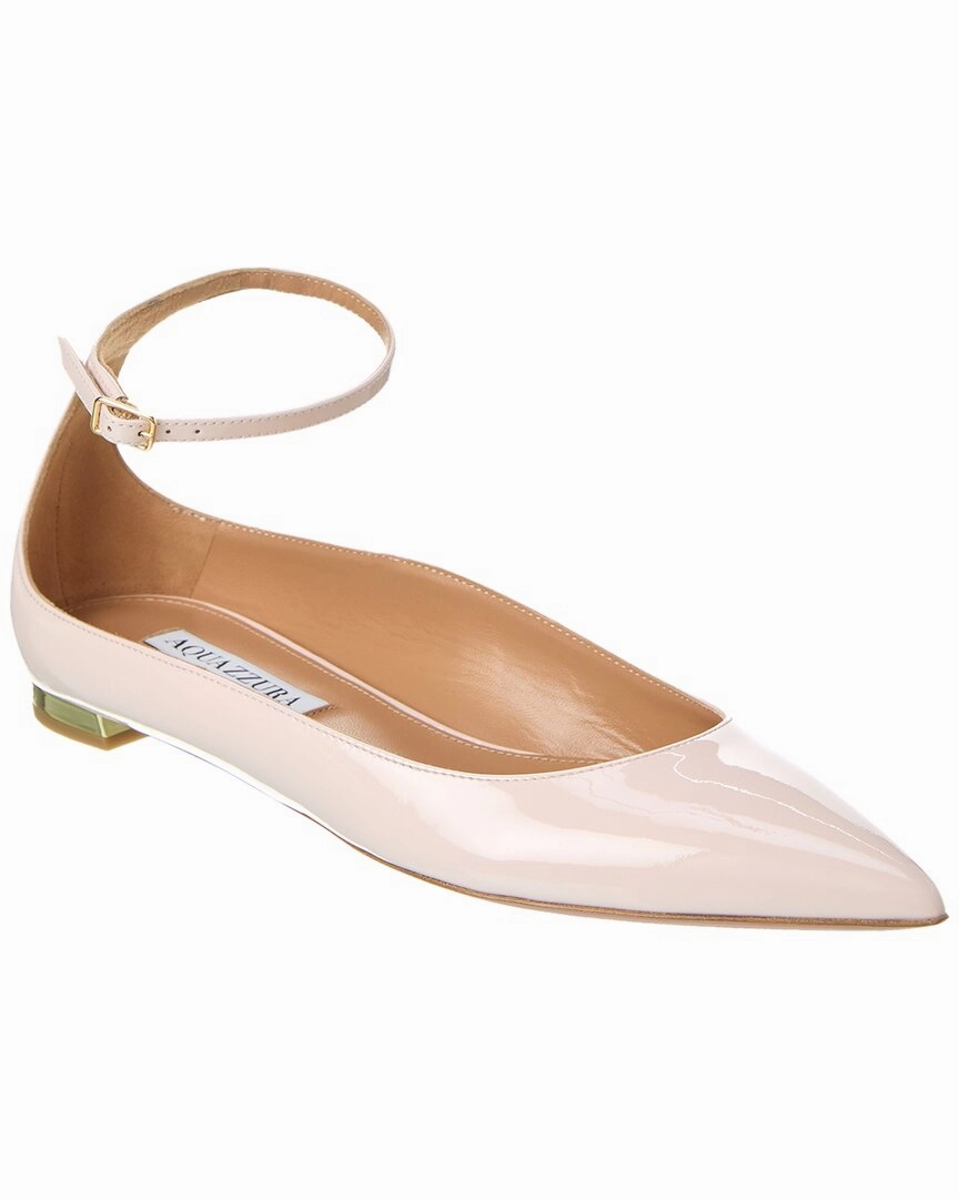 Aquazzura Love Affair Patent Flat Flats for Women on sale