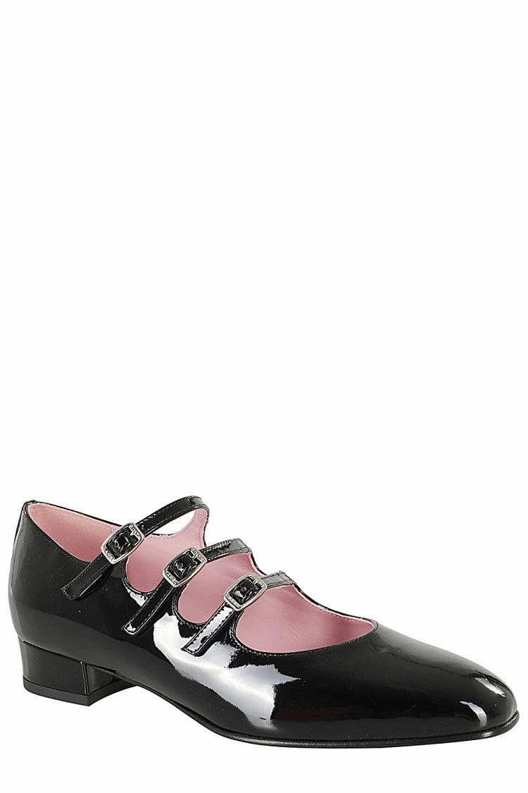 Ariana Black Patent Leather Ballerina