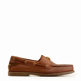 Ariat Antigua Boat Shoe Bridle Brown Mens Shoes outlet price