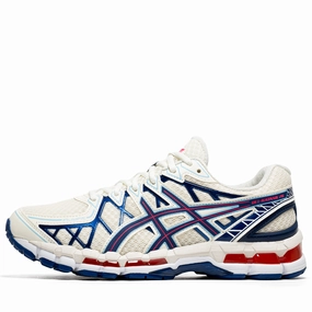 Asics Gel-Kayano 20 - Cream/Deep Marine Sneakers final sale