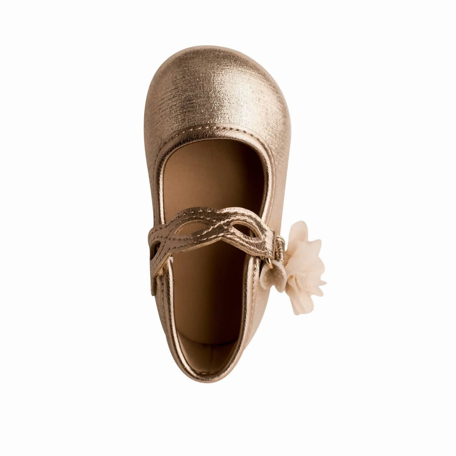 Baby Girl's Holiday Shoes In Champagne