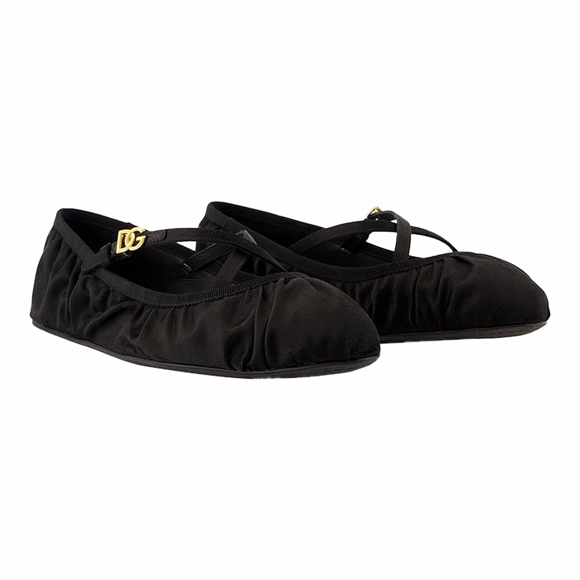 Ballerinas - Dolce&Gabbana - Satin - Black