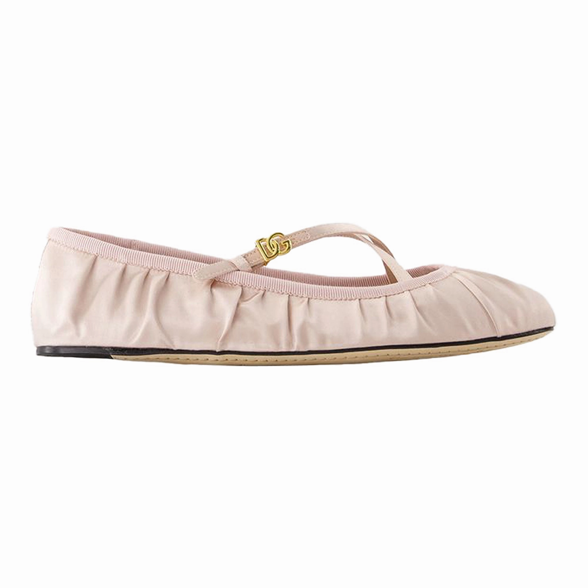 Ballerinas - Dolce&Gabbana - Satin - Neutral Womens Fashion Flats cheap