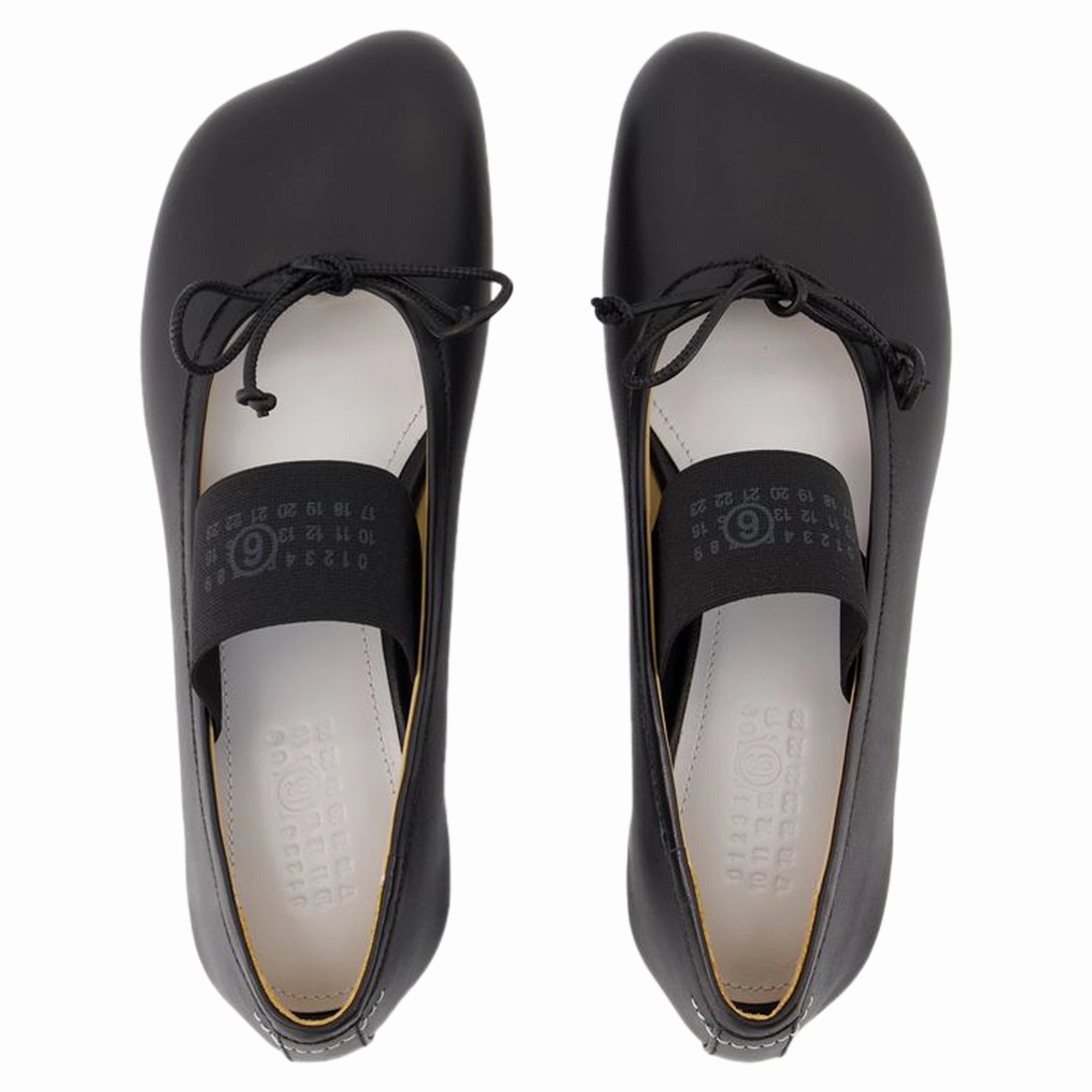 Ballerinas - MM6 Maison Margiela - Leather - Black