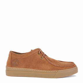 Barbour Perry Shoe Cola Suede Mens Shoes outlet price