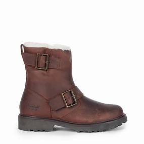 Barbour Womens Derwent Biker Boots Brown Womens Shoes top picks sale