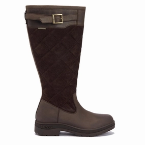 Barbour Womens Oak Tall Boot Brown Womens Shoes top picks sale