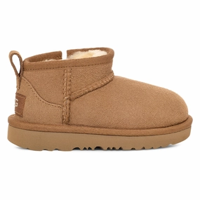 Beige Classic Ultra Mini Boots Girls Shoes promo price