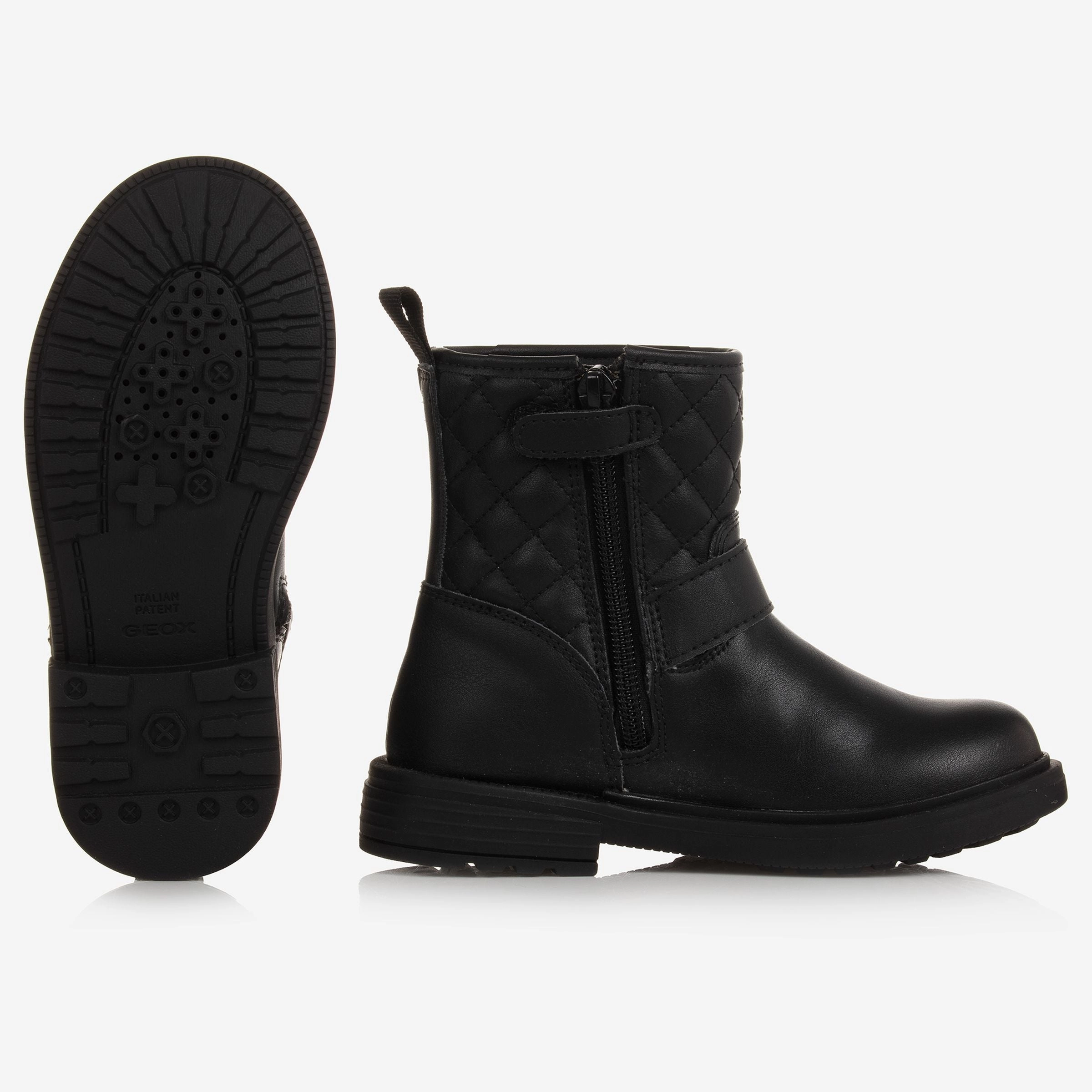 Black Eclair Ankle Boots Affordable Casual Footwear for Girls