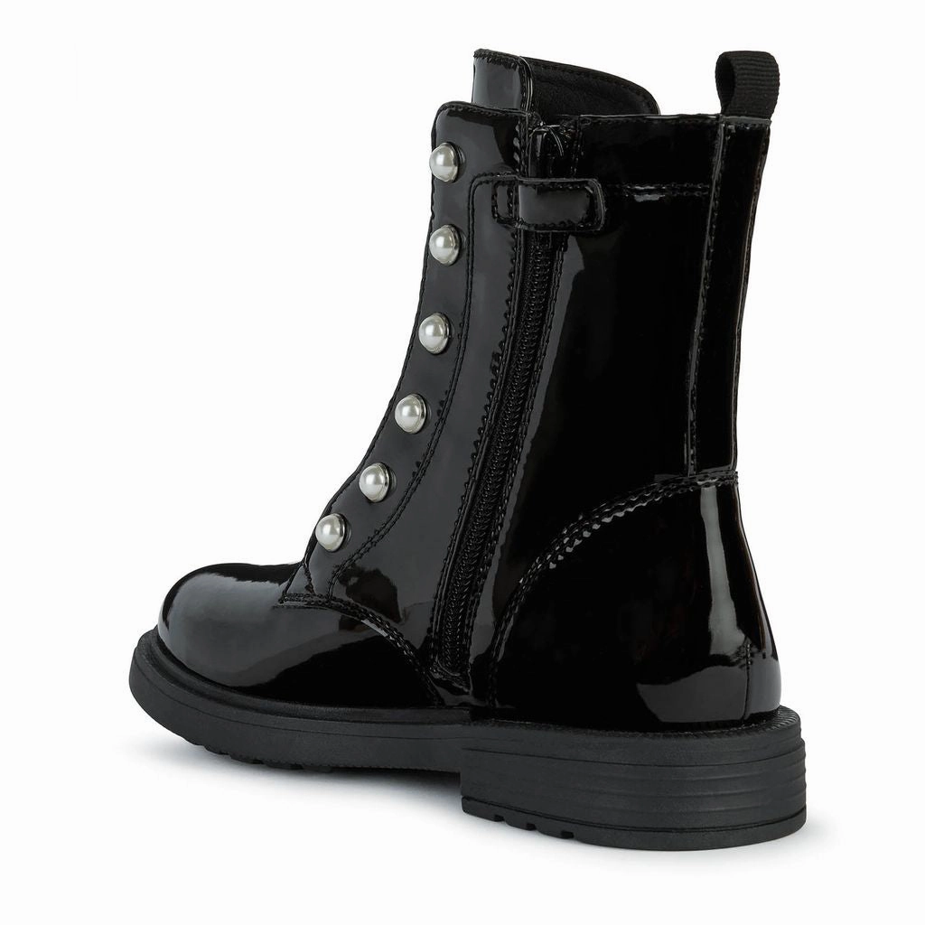 Black Eclair Pearl Boots