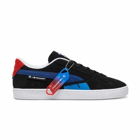 BMW M Motorsport Suede 'Black Cool Cobalt' Mens Casual Footwear sale