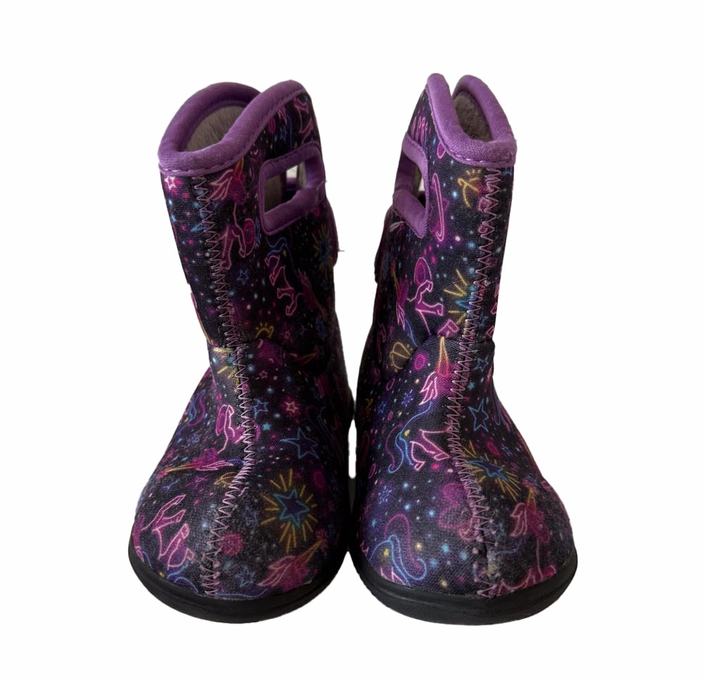 Bogs Girls Purple Unicorns Boots