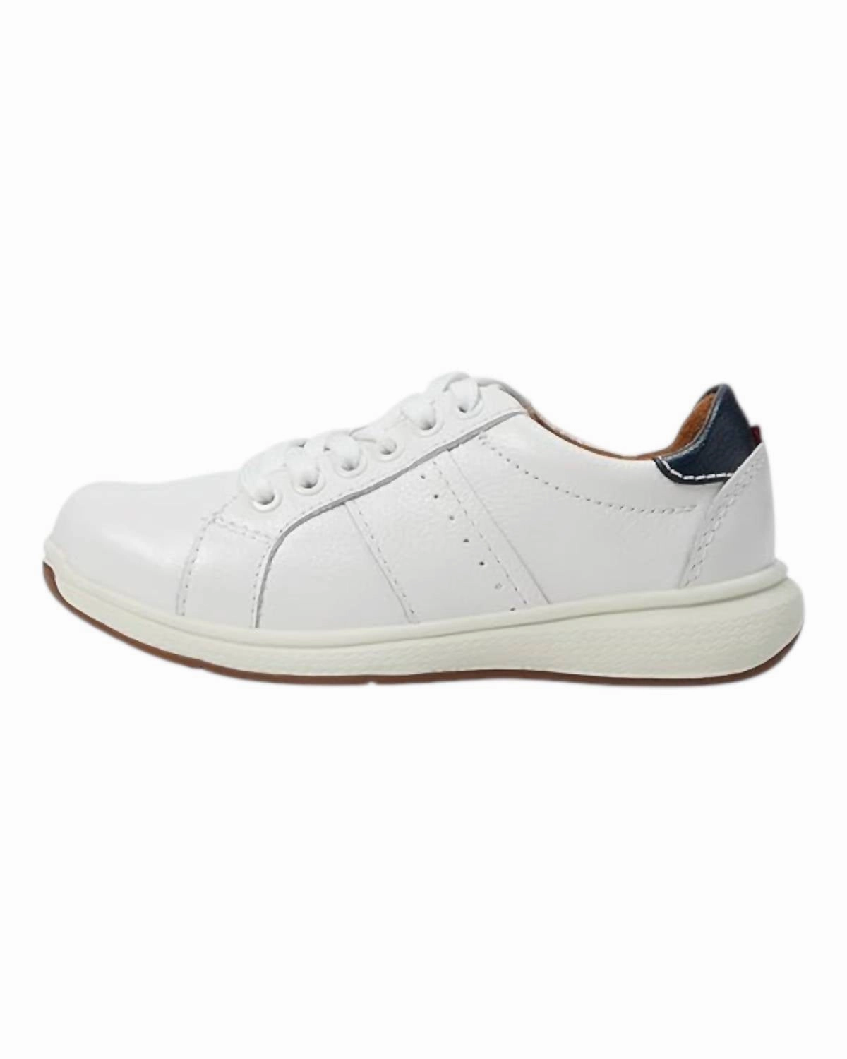 Boy's Great Lakes Lace To Toe Shoes In White