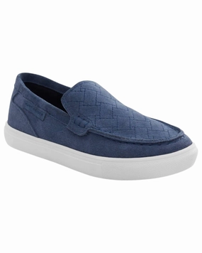 Boy's Hugo Slip On Sneakers In Navy Discount Boys Footwear online