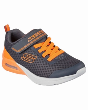 Boy's Max Sneakers In Charcoal/orange Discount Boys Footwear online