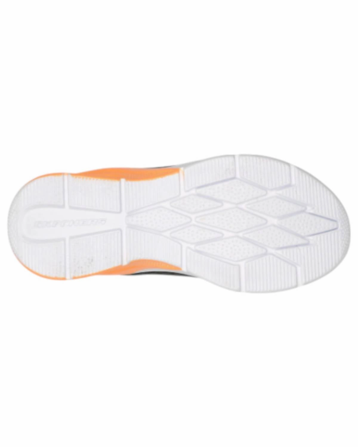 Boy's Max Sneakers In Charcoal/orange