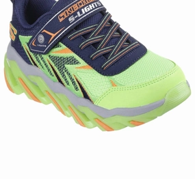 Boy's Mega Surge Sneakers In Lime Navy Discount Boys Footwear online