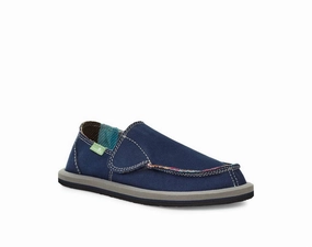 Boy's Vagabond Slip On In Navy Discount Boys Footwear online