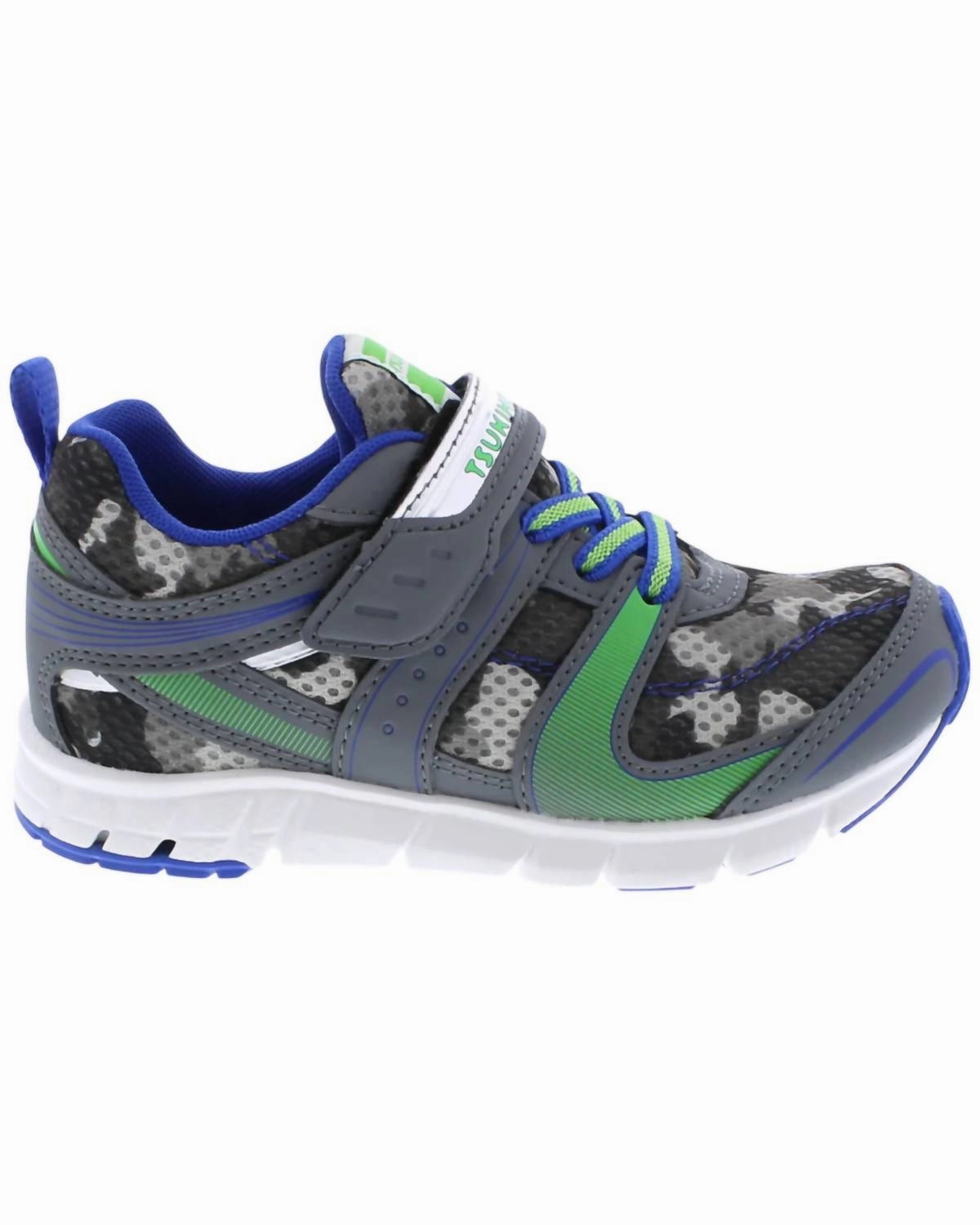 Boy's Velocity Shoes In Gray/camo