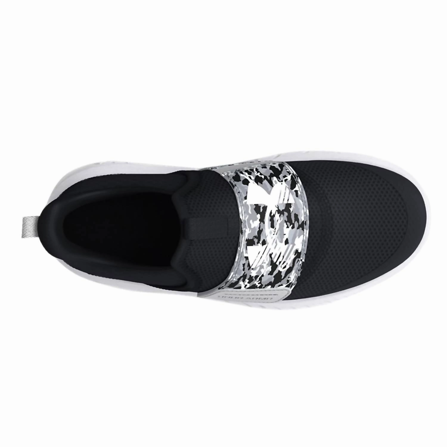 Boys' Pre-School Flash Print Sneakers In Black/mod Gray/white