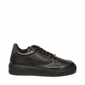 Brent Sneaker BLACK LEATHER Mens Sneakers trending deals