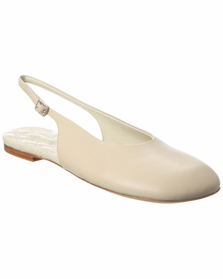 Burberry Baby Leather Slingback Flat Flats for Women on sale