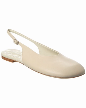 Burberry Baby Leather Slingback Flat Flats for Women on sale