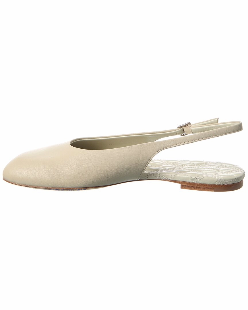 Burberry Baby Leather Slingback Flat