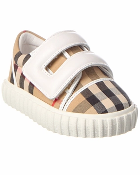 Burberry Canvas Sneaker Girls Casual Shoes promo price