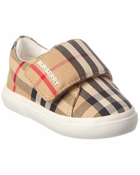 Burberry Canvas Sneaker Girls Casual Shoes promo price