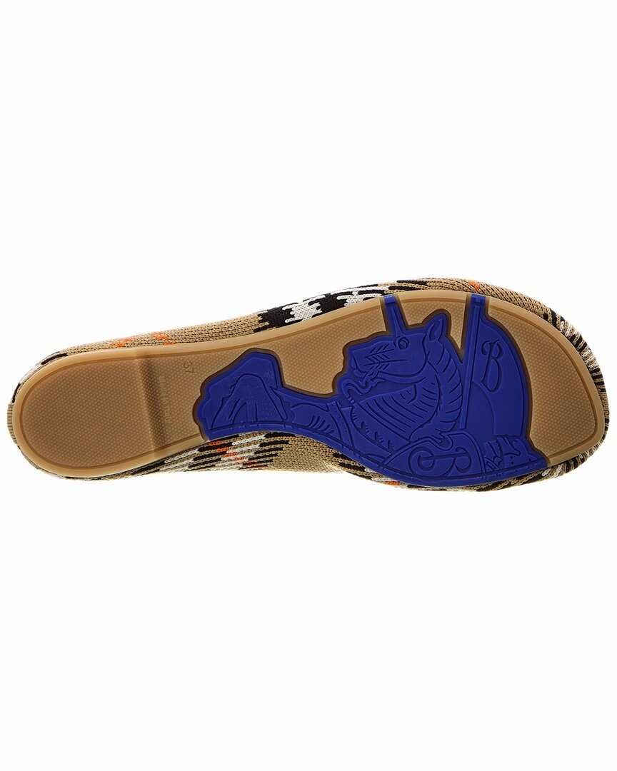Burberry Check Knit Flat