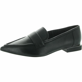 Calentha Womens Solid Leather Loafers Womens Flats special deals