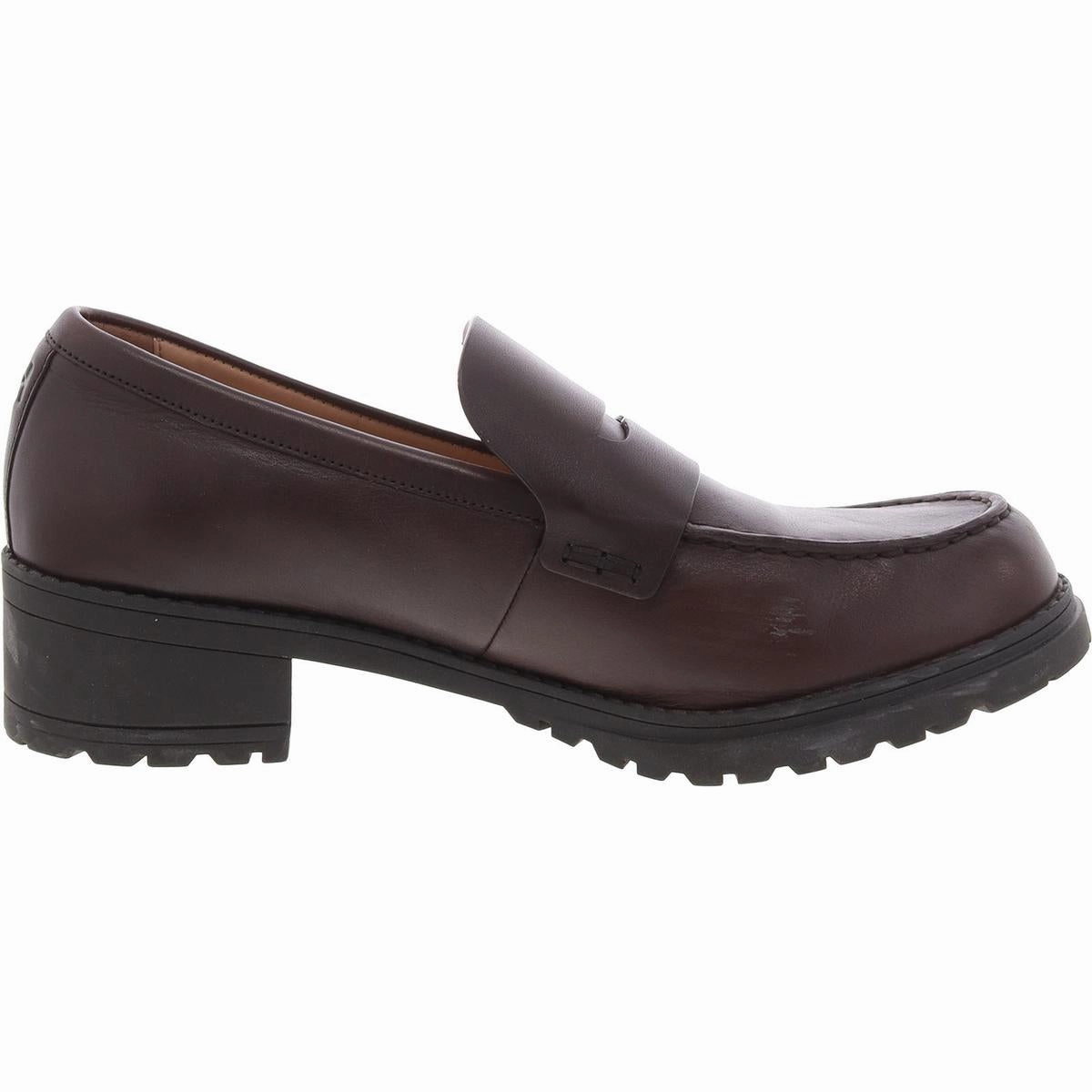 Camea Womens Leather Slip-On Loafers