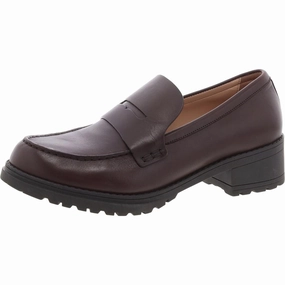 Camea Womens Leather Slip-On Loafers Soft Sole Flats Womens sale