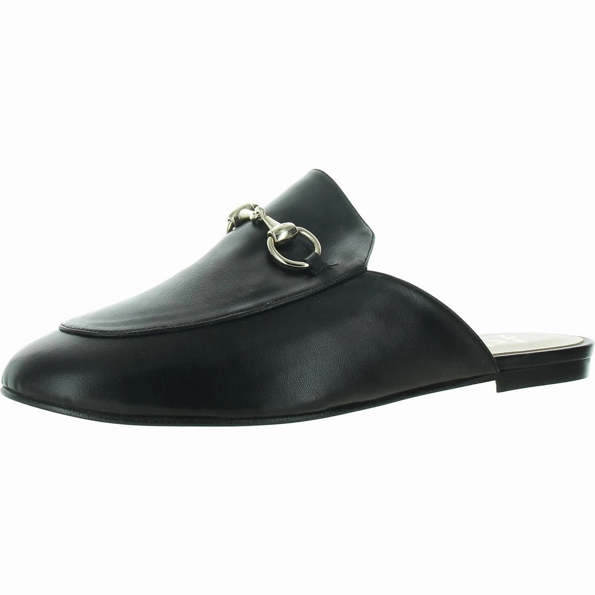 Cape Womens Embellished Leather Mules Soft Sole Flats Womens sale
