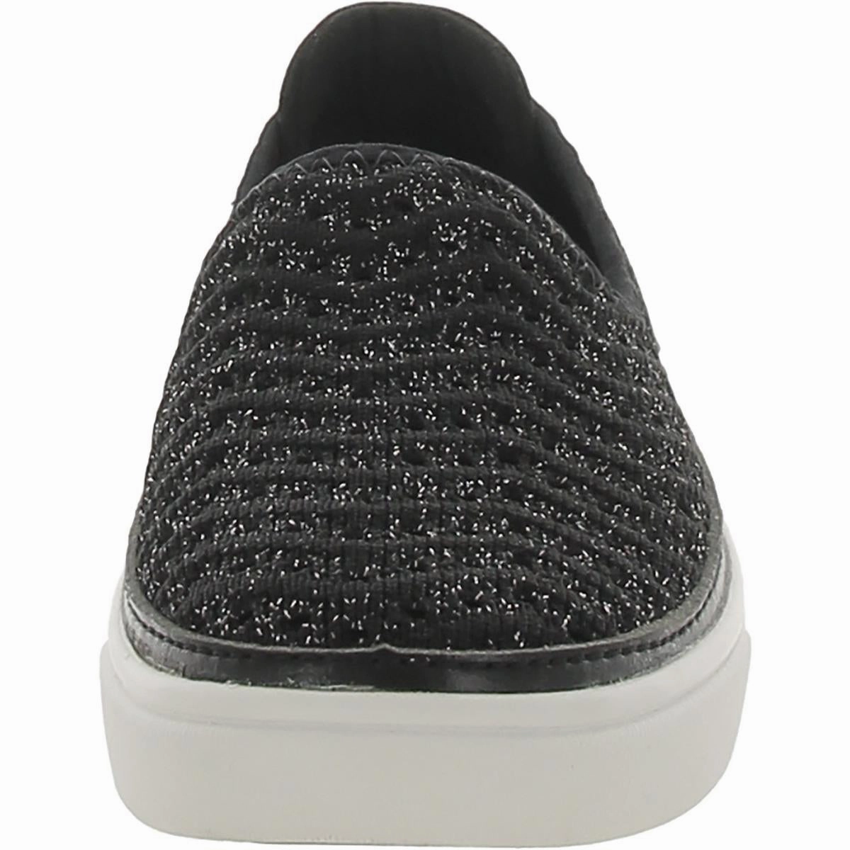 Caplan Girls Metallic Perforated Slip-On Sneakers