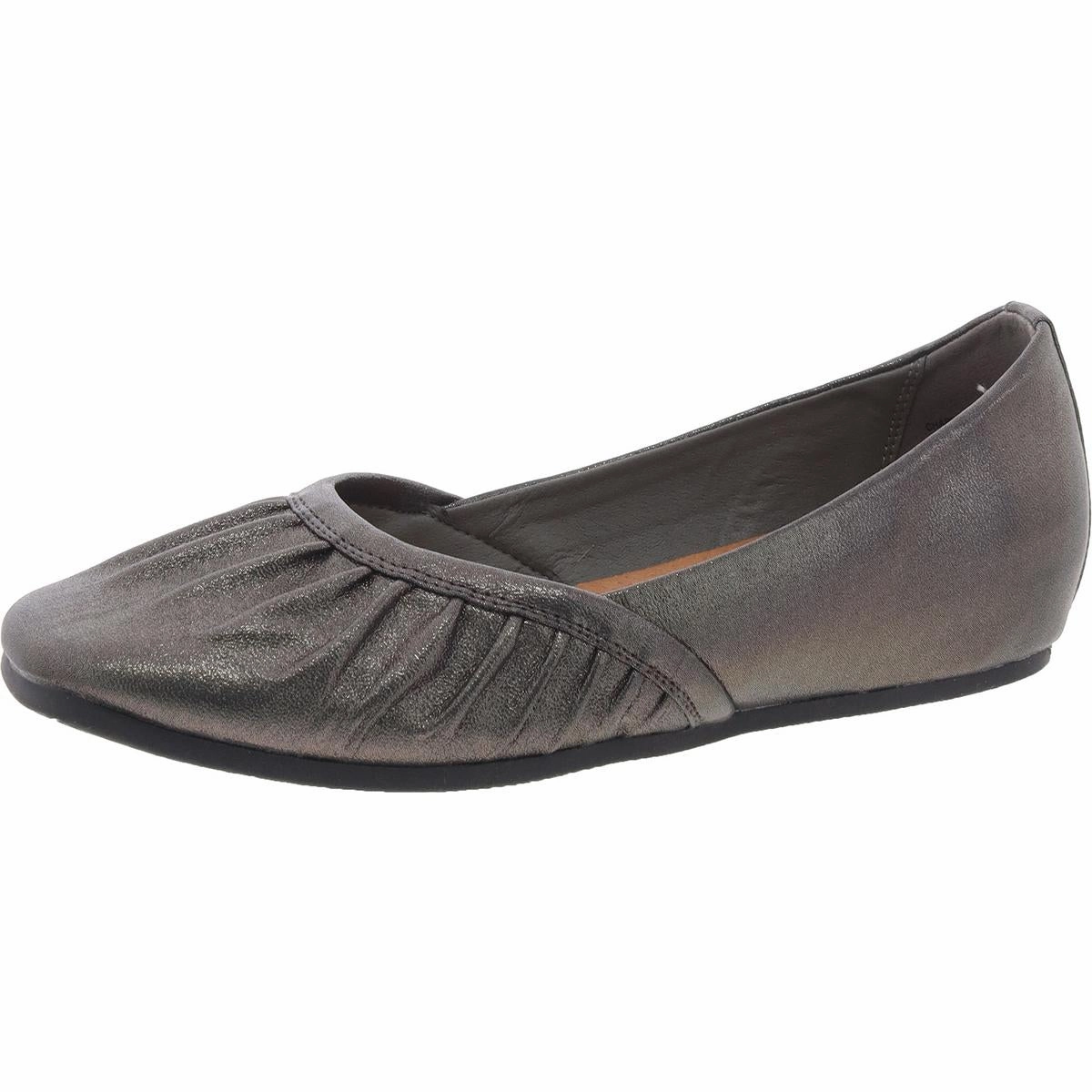Charlie Womens Shimmer Faux Leather Ballet Flats Womens Flats special deals