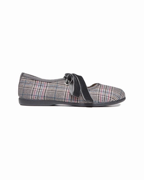 Childrenchic Canvas Ribbon Ballerina Flat Affordable Casual Footwear for Girls