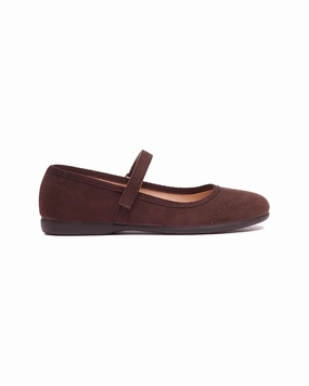 Childrenchic Classic Spectator Suede Mary Jane Affordable Casual Footwear for Girls