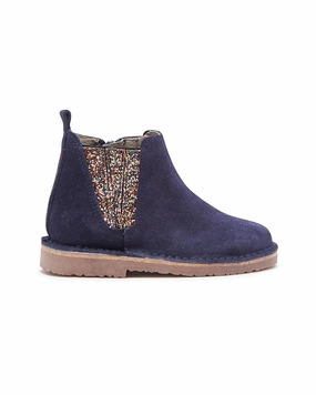 Childrenchic Glitter & Suede Chelsea Boot Discount Boys Footwear online